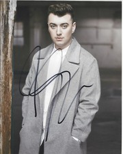 SINGER SAM SMITH HAND SIGNED AUTHENTIC 8X10 PHOTO w/COA SOUL IN THE LONELY HOUR