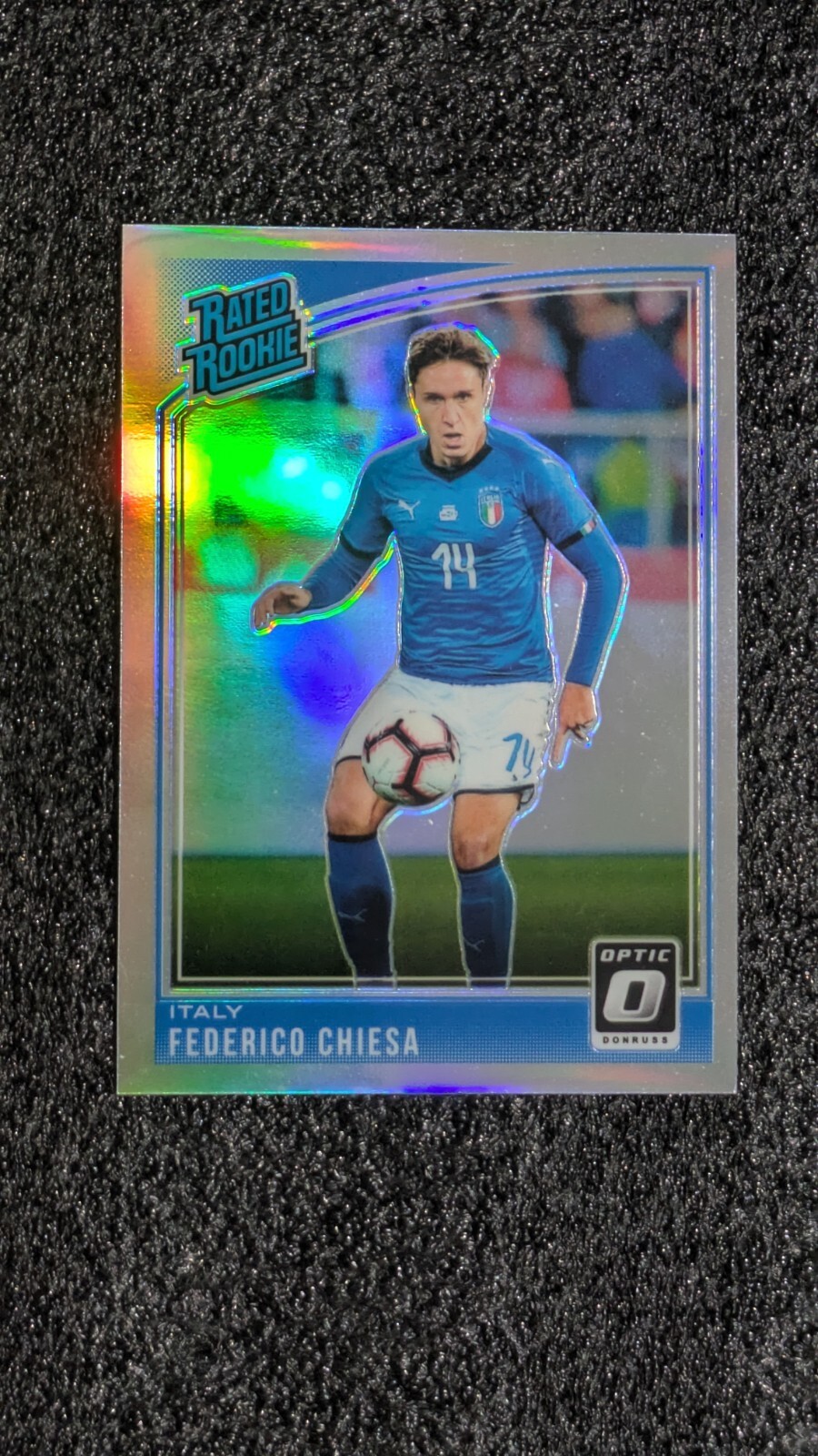 2018-19 Panini Donruss Rated Rookie Optic Holo Federico Chiesa #192 Rookie RC