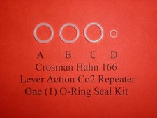 Crosman Hahn 166 Co2 One 1 URETHANE O-Ring Seal Kit  Exploded View  Guide