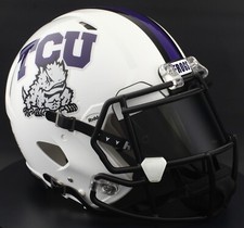 TCU HORNED FROGS NCAA Riddell Speed Full Size AUTHENTIC Football Helmet