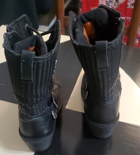 Women’s Harley Davidson 6.5” Angie Black Leather Motorcycle Boots. Size 6.5 M US - Picture 6 of 6