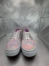 Vans Ward Tie Dye Pink Pastel Sneakers Girls US Missy 5.0 Low Top Shoes Good