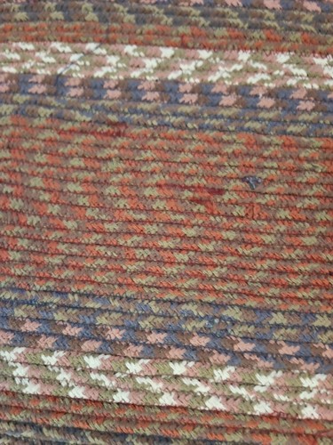 Set: Braided Table Runner And Matching Trivets. Multicolor Braided - Picture 7 of 9