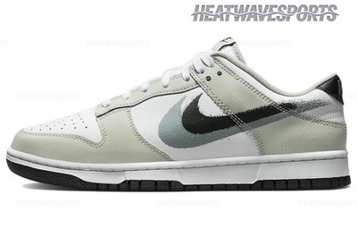 Nike Dunk Low 'Spray Paint Swoosh' FD0661-100 Men New Sizes