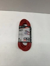 Southwire 2487SW8804 14/3 25' SJTW Red Extension Cord Lighted End