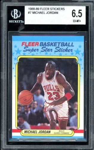 Jordan 1988 Fleer Jordan #7