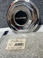 1 True Spoke Cragar Chrome Wire Wheel Center Cap Part 44-0650 Tru Classic Blac