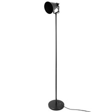64" Black Floor Lamp W/ Adjustable Head Industrial Reading Standing Floor Lamp
