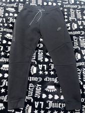 Nike Sportswear Boys Sz M Black Tech Fleece Heather Tapered Joggers