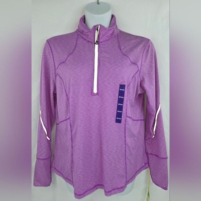Tangerine Purple Quarter-Zip Active Pullover Size XXL NWT 3376