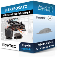 Towtec E-Satz 13Polig Fahrzeugspezifisch Passend für V-Klasse Vito Elektrosatz