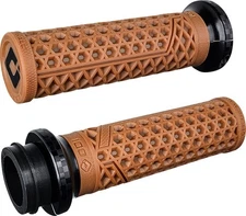 ODI Vans V-Twin Full Waffle Lock-On Grips 1" Gum Rubber/Checker Clamp HD TBW