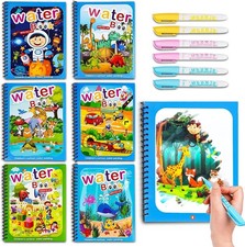 Water Coloring Books for Toddlers, Water Painting Book with Water Pen, MessFr...