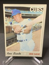 1970 Topps HOF Ron Santo #670 Chicago Cubs Excellent+ Vintage High #