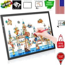 Portable A2 Art Light Box - No Glare LED Tracing Pad for Easy Drawing & Design