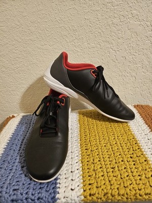 PUMA SoftFoam+ Ferrari Men's Black Red Synthetic Leather Sneakers Size 10