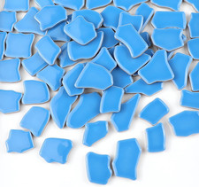 0.99 Lb Glue down Irregular Ceramics Mosaic Tile Adult Children Handmade Ceramic