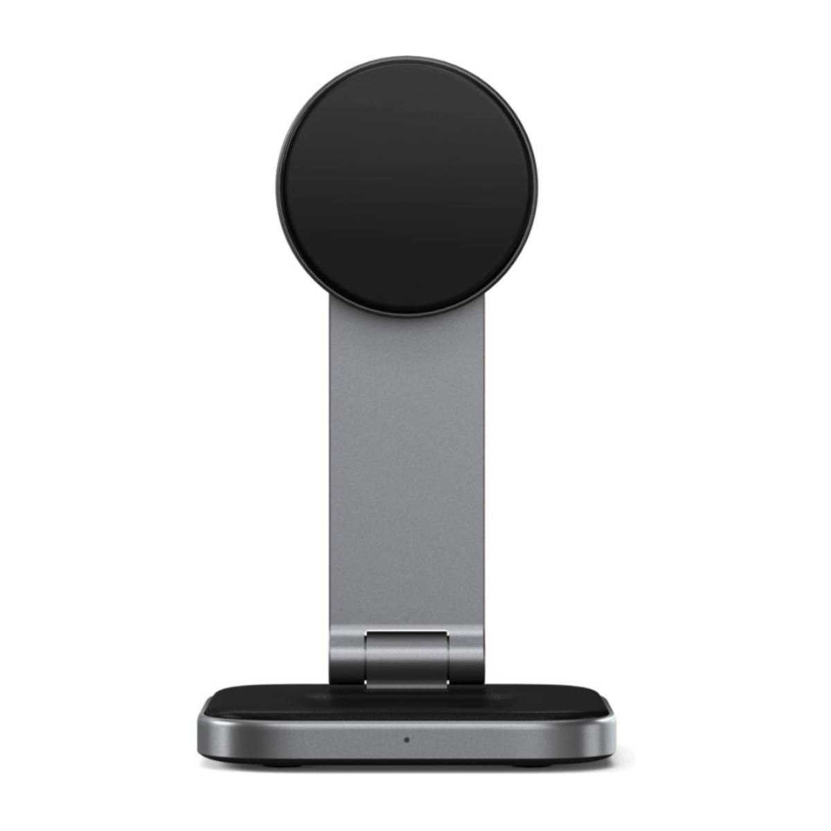 Station de charge sans fil Satechi Magnetic2 en aluminium gris haut de gamme