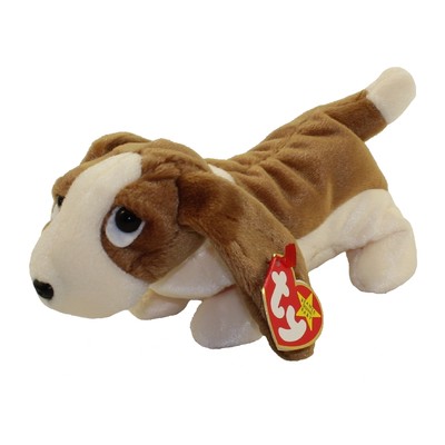 TY Beanie Baby - TRACKER the Basset Hound (7 inch) - MWMTs Stuffed Animal Toy