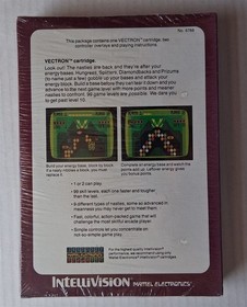 Intellivision - Vectron - Still Sealed Complete in Box w/ clear collector case