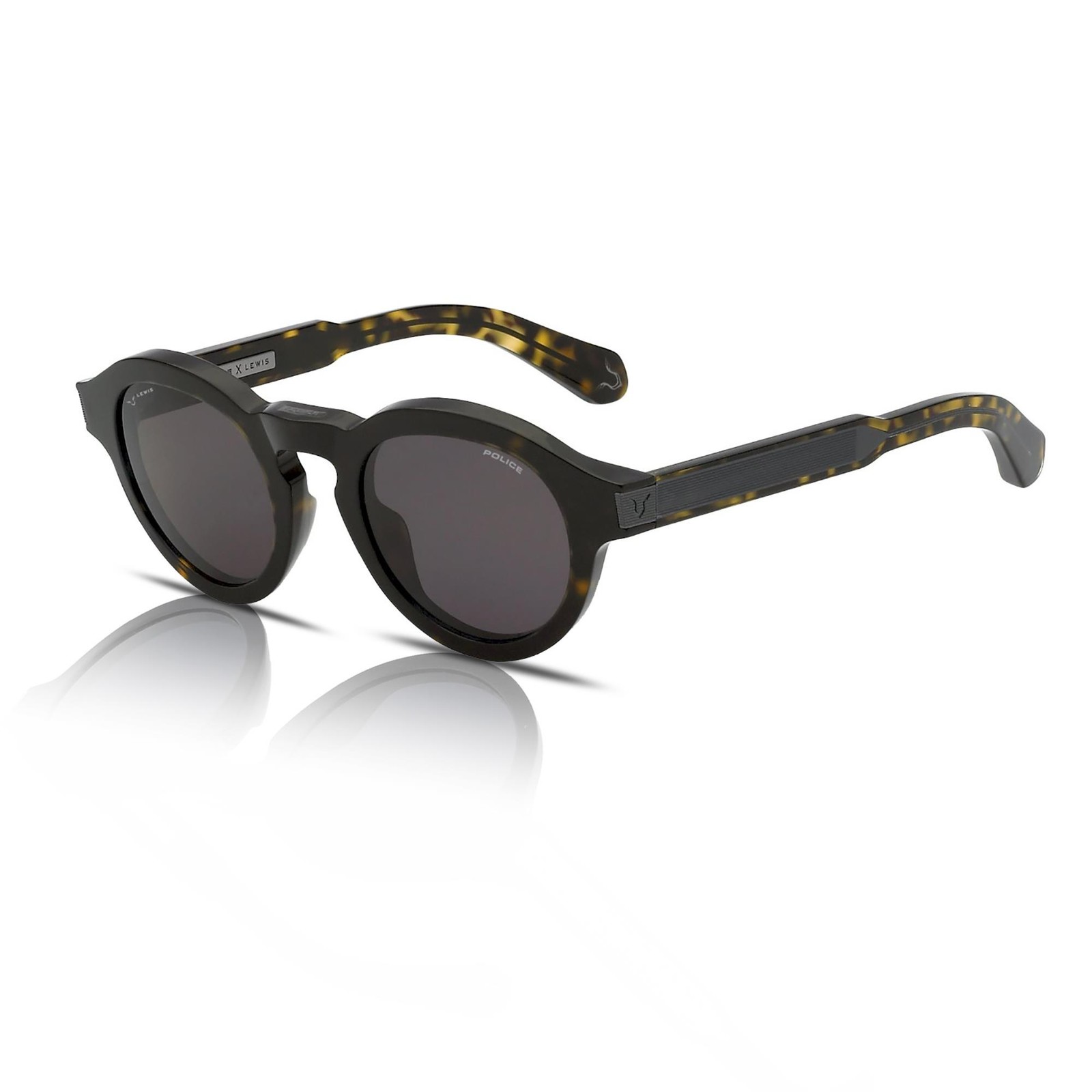 Police Lewis 17 SPLB33 722K Dark Havana/Smoke Sunglasses *Official Stockist*