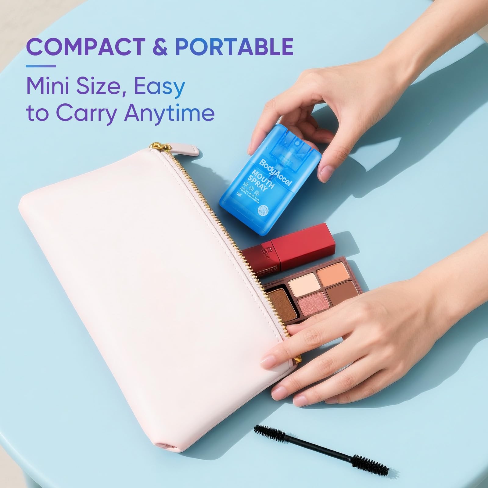 BodyAccel Dry Mouth Spray, Breath Spray for Bad Breath, Portable Mint Mouth S...