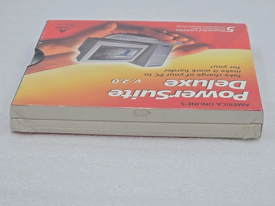 America Online's Powersuite Deluxe V 2.0 Vintage AOL Drivers Utilities - SEALED - Image 4 of 4