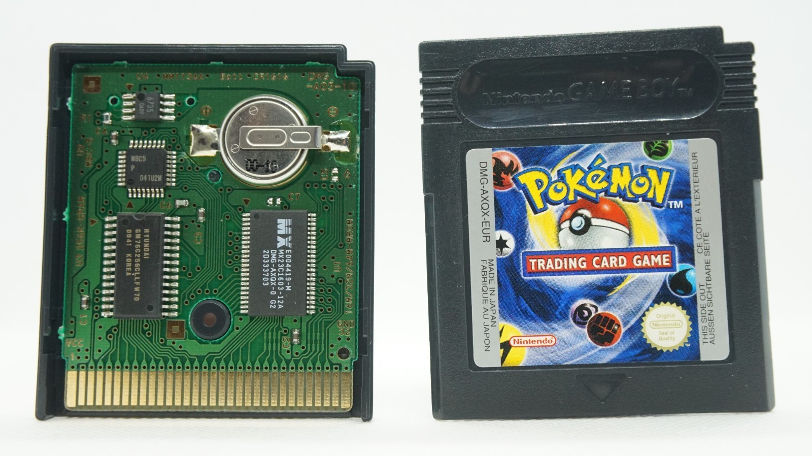 Pokemon Trading Card Nintendo Gameboy Color Game Boy GBC EUR 1999 Scant Proven