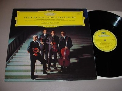 LASALLE QUARTET LP IMPORT Felix Mendelssohn Bartholdy - E flat major, A minor