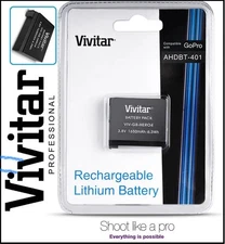 Hi Capacity Battery AHDBT-401 for GoPro HD HERO4 Hero 4 Vivitar