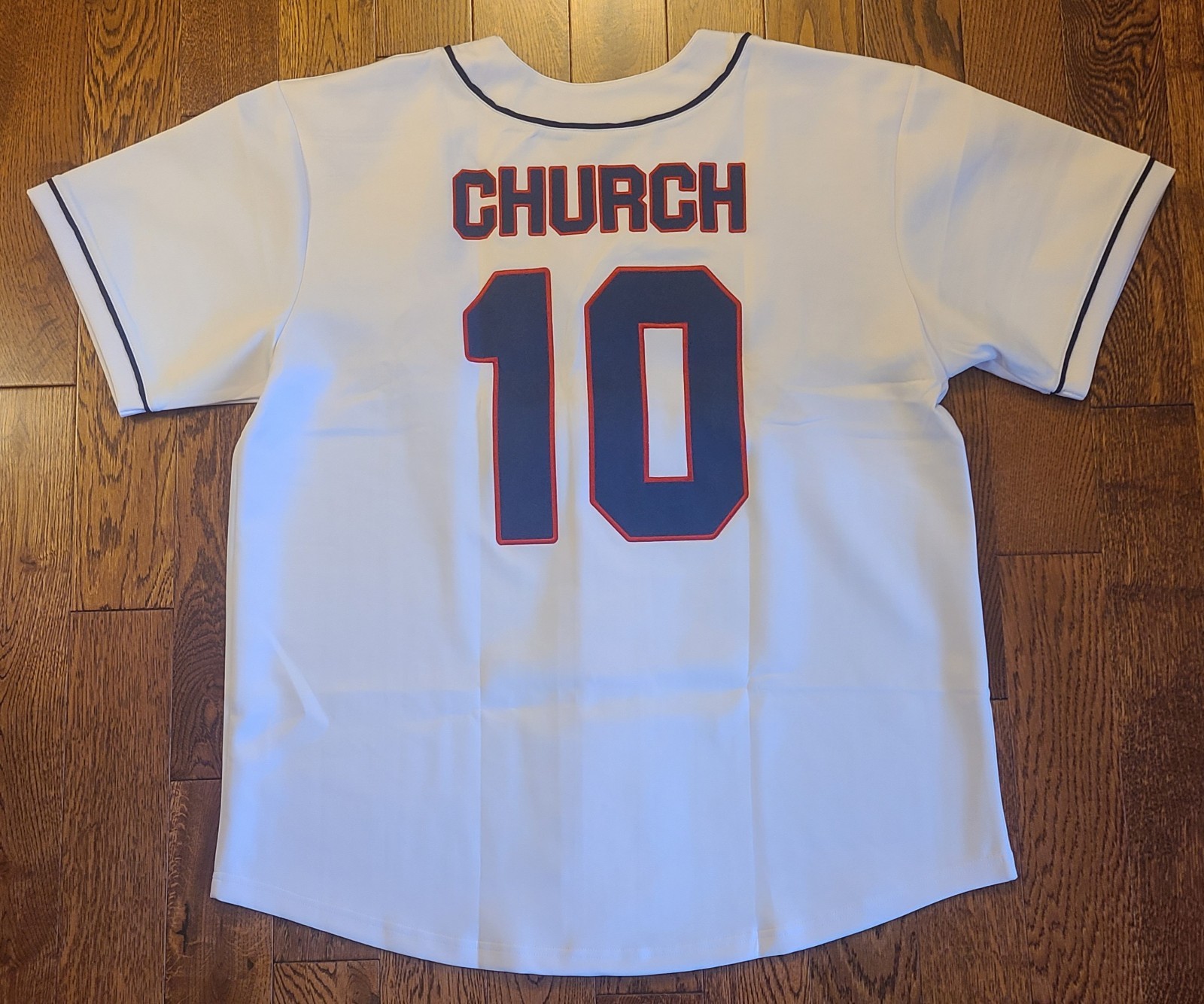 Eric Church Signed Chief 10th Anniversary Concert Baseball Jersey Tour Shirt 2XL