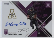 2017 Panini Elite Draft Picks Aspirations Purple 97/99 Marcus Cox #281 Auto ux1