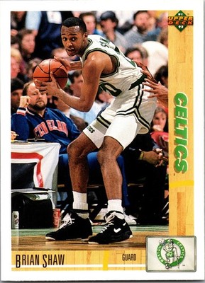 1991 UPPER DECK BASKETBALL #346 BRIAN SHAW