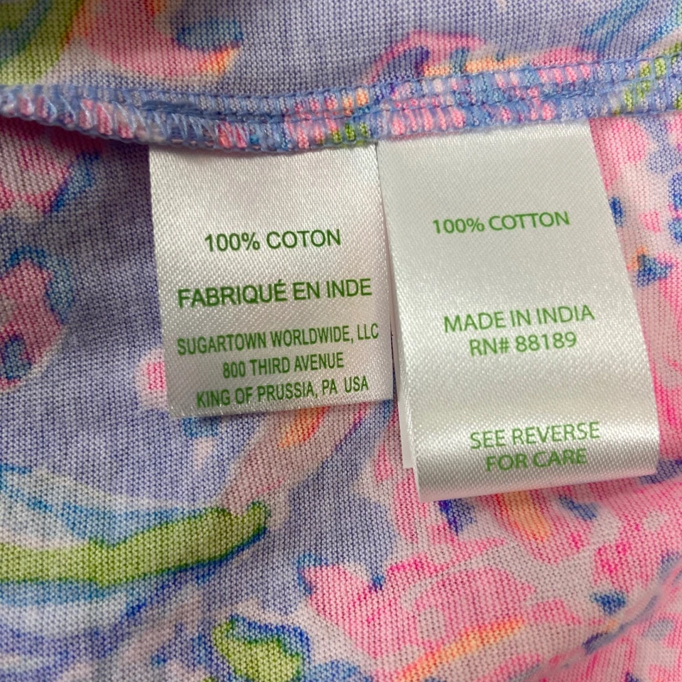 Maxi Vestido Lilly Pulitzer Niñas L (8-10) Harleigh Floral Azul Peri Sunrise Bay Foto 4 de 4