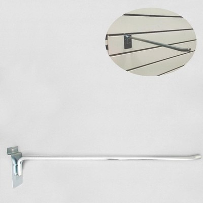 HLE04= 10 Halter schwer L40 für Lamellenwand Tego Lamellen Einzel Haken Slatwall