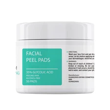 Glycolic Acid Toner Pads 35% AHA Facial Resurfacing Exfoliate Salicylic Acid Exf
