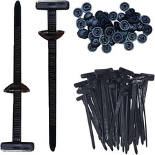 50 PCS Universal Nylon Cable Tie Bucklefor Car,Heavy Duty Self-Locking Zip... 