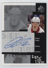 2019-20 SP Authentic 1999-00 Retro Sign of the Times Thomas Chabot Auto 0u2j