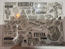 Hero Arts My Monthly Hero Stamps  Dies - April 2018 - Cactus, Fiesta, Birthday