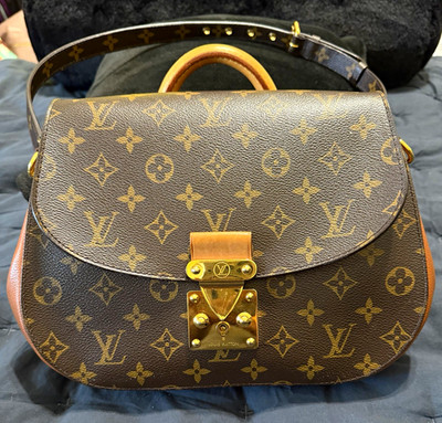 Authentic Louis Vuitton Monogram Eden Top Handle w/ Detachable Strap