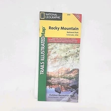 Rocky Mountain National Park Trails Illustrated Map National Geographic 2008