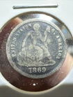 1869 S Seated Liberty Half Dime Details