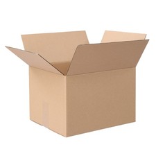 100 12x10x8 Kraft Corrugated Cardboard Shipping Boxes for Moving Recyclable NEW
