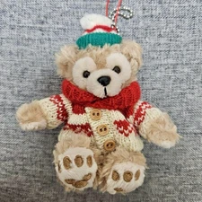 Disneyland Duffy Plush Key Chain Strap Christmas Winter Tokyo Disneysea Japan