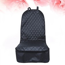 Pet Cushion for Car Front Seat Black Reusable Waterproof Oxford Material