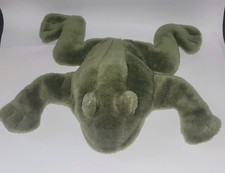 Folkmanis FolkTails Green Frog / Toad Hand Puppet 12" Plush Pretend Play