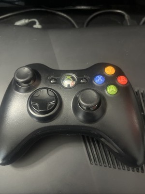 Microsoft Xbox 360 Wireless Gaming Controller - Black (Model 1403)