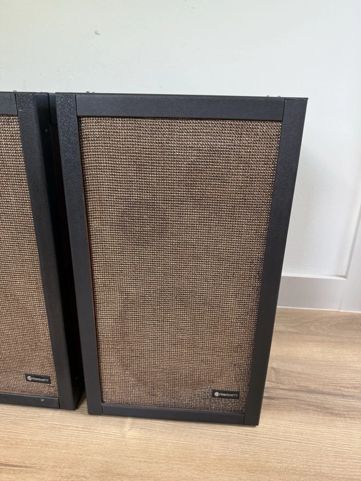 🍊Altavoces de piso Criterion 77 vintage años 70 | Modelo 99-02321WX 20" x 15" ¡FUNCIONA! Foto 3 de 4
