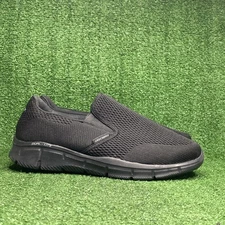 Skechers SZ 11 Wide Mens Go Walk 5 Beeline 216063 Black Running Shoes Sneakers