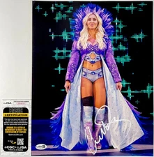 WWE NXT The Queen Charlotte Flair Signed 11x14 Photo Authentic Autograph JSA COA